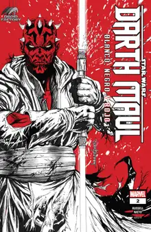 Darth Maul - Blanco, Negro y Rojo #02